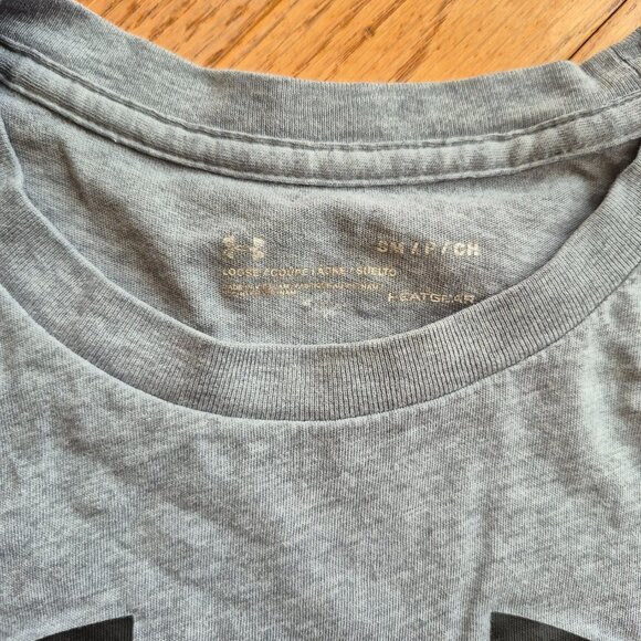2 Under Armour T-Shirts Gray Tech and Cotton Small - Picture 5 of 8
